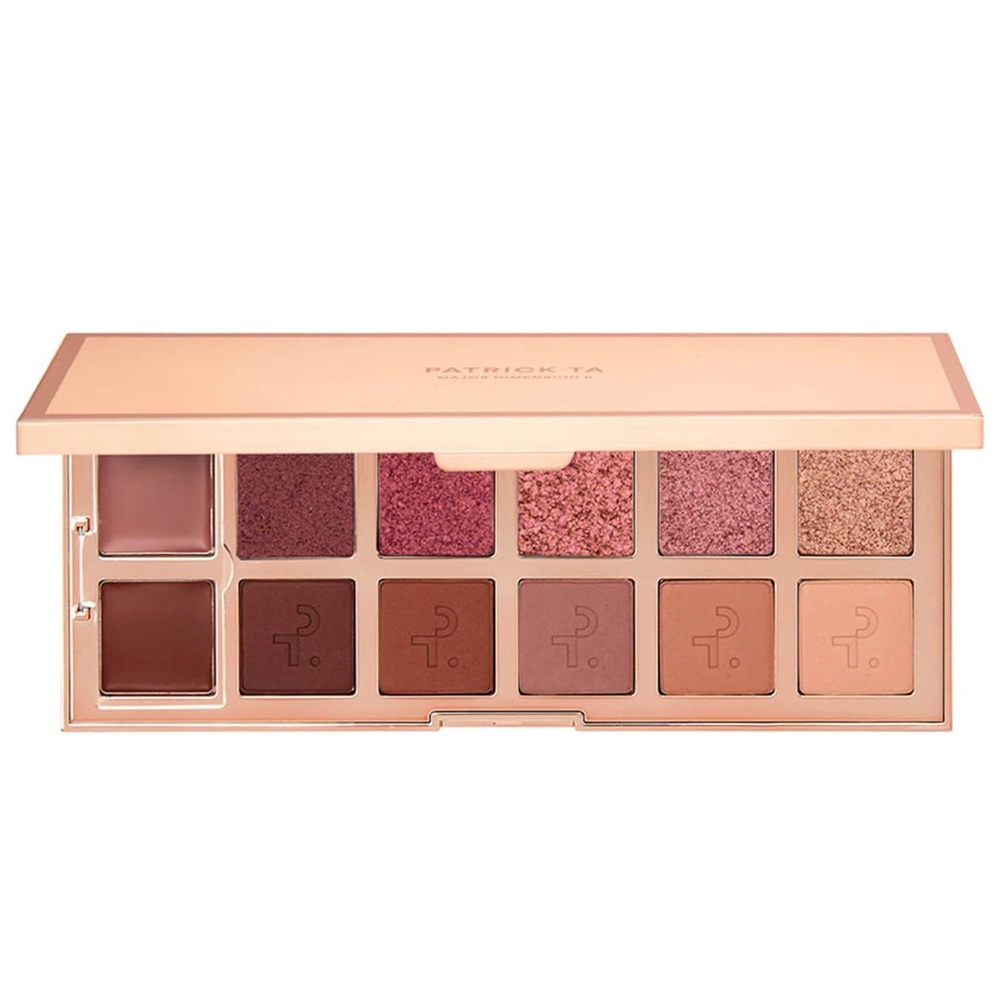 Patrick Ta Eyeshadow Palette - Pink, Brown, and Gold Hues